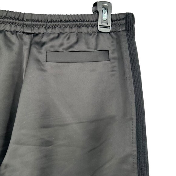 T by Alexander Wang Cropped Satiny Drawstring Pants Black Size 0 NWOT - Picture 5 of 11